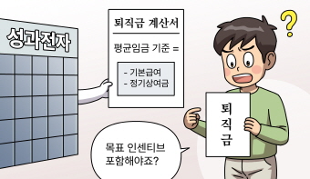 목표 달성에 따라 받은 인센티브도 퇴직금 산정의 기초가 되는 평균임금에 포함될까요?